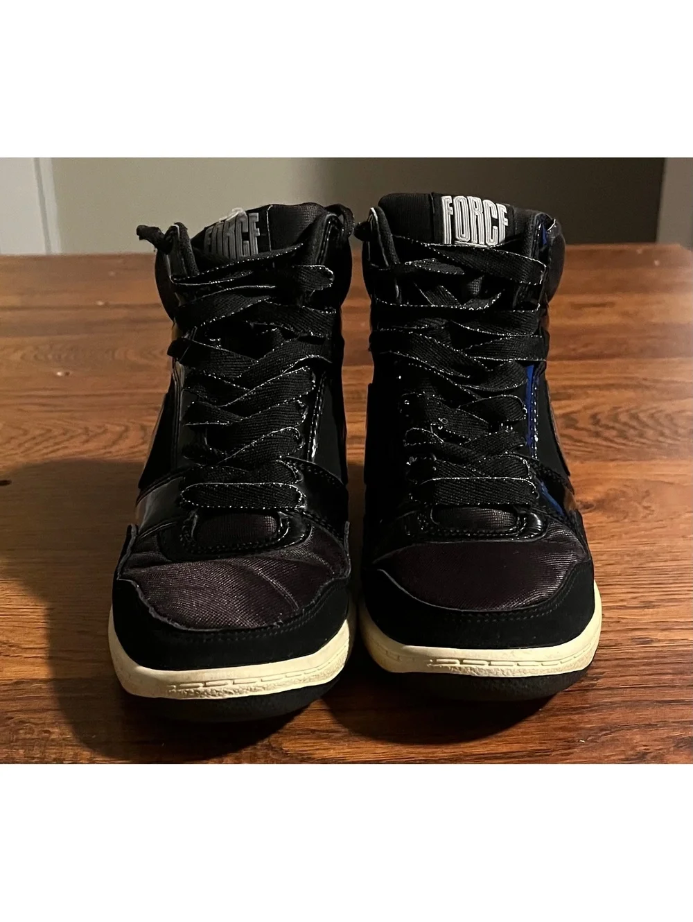 Nike  Sky High Women's force Black Wedge Sneakers Size 7 US
